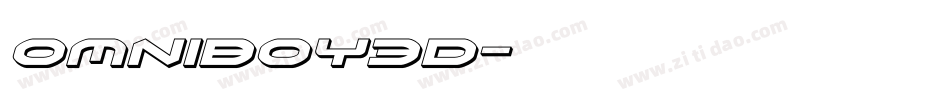 omniboy3d字体转换