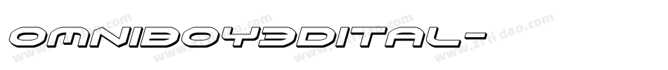 omniboy3dital字体转换