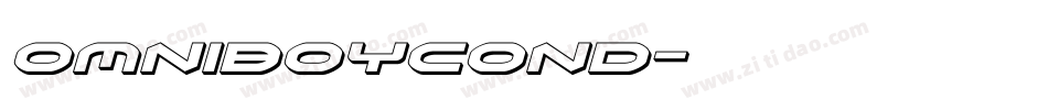 omniboycond字体转换