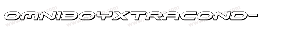 omniboyxtracond字体转换