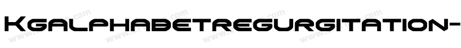 Kgalphabetregurgitation-vGpO字体转换