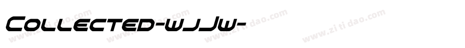 Collected-wjJw字体转换