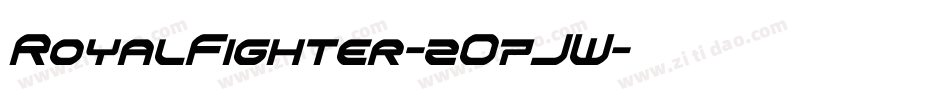 RoyalFighter-2O7JW字体转换