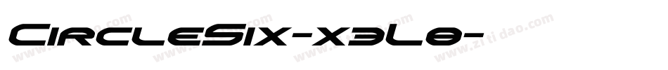 CircleSix-x3L8字体转换