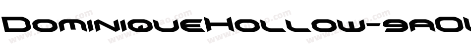 DominiqueHollow-9aOL字体转换