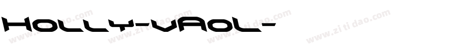 Holly-vAoL字体转换