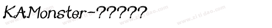 KAMonster字体转换