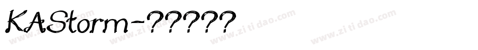 KAStorm字体转换