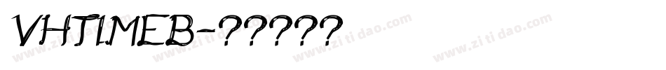 VHTIMEB字体转换