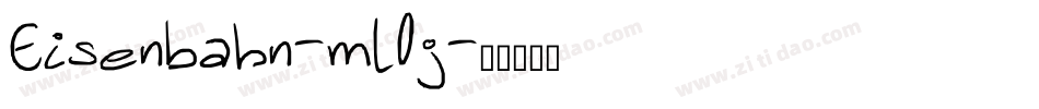 Eisenbahn-mL0j字体转换