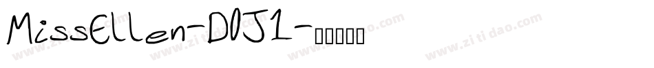 MissEllen-D0J1字体转换