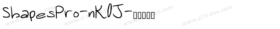 ShapesPro-nK0J字体转换