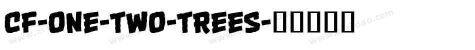 CF-One-Two-Trees字体转换