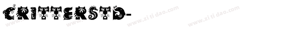 CritterStd字体转换