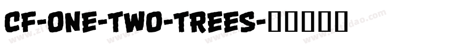 CF-One-Two-Trees字体转换