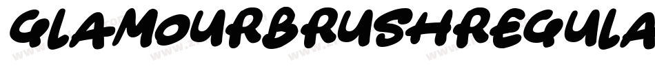 GlamourBrushRegular-G1jq字体转换