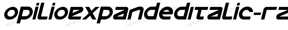 OpilioExpandedItalic-RZ2M字体转换 OpilioExpandedItalic-RZ2M字体转换