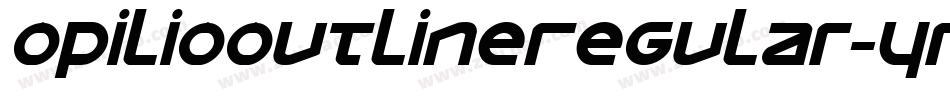 OpilioOutlineRegular-YRLj字体转换