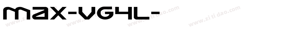 Max-vg4L字体转换