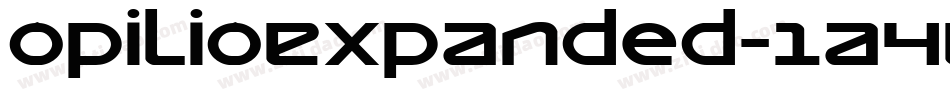 OpilioExpanded-1A4L字体转换