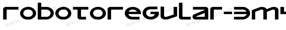RobotoRegular-3m4L字体转换