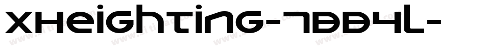 XHeighting-7BB4l字体转换 XHeighting-7BB4l字体转换