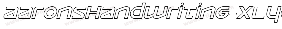 AaronsHandwriting-XLYd字体转换