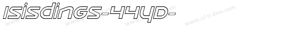 Isisdings-44YD字体转换