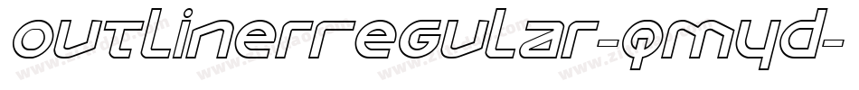 OutlinerRegular-qMYd字体转换