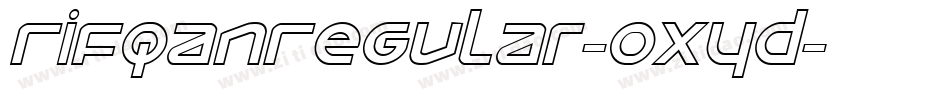 RifqanRegular-OxYd字体转换 RifqanRegular-OxYd字体转换