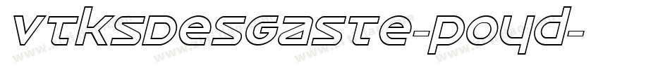 VtksDesgaste-POYd字体转换