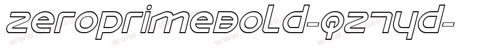ZeroPrimeBold-qZ7Yd字体转换 ZeroPrimeBold-qZ7Yd字体转换