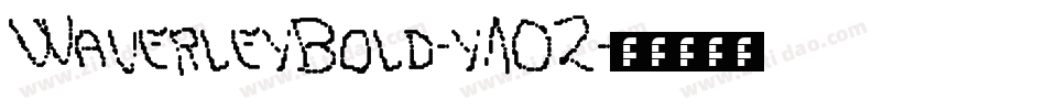 WaverleyBold-y1OZ字体转换