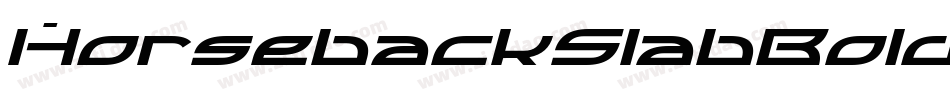 HorsebackSlabBold-O503字体转换
