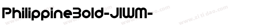 PhilippineBold-J1WM字体转换