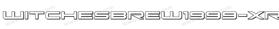 Witchesbrew1999-Xrd字体转换