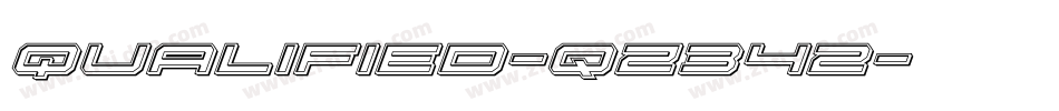 Qualified-qZ342字体转换