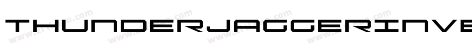 ThunderJaggerInverse-YzEwv字体转换