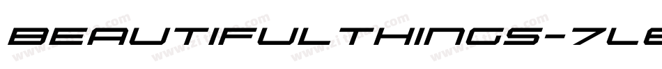 BeautifulThings-7L6w字体转换