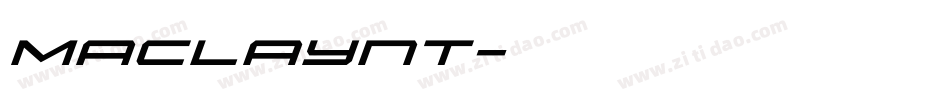 Maclaynt字体转换
