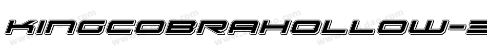 KingCobraHollow-3gOp字体转换