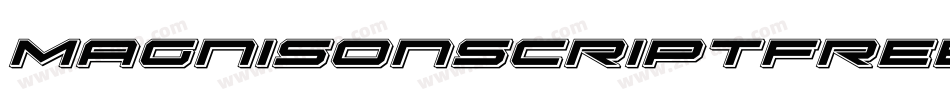 MagnisonscriptfreedemoReg-MVYOp字体转换