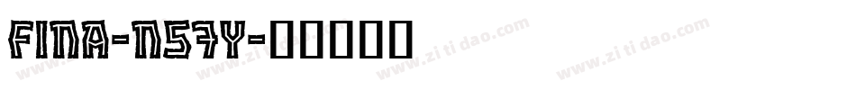 Fina-n57Y字体转换