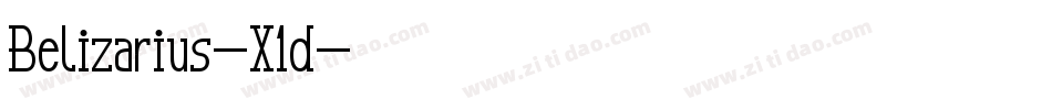 Belizarius-X1d字体转换