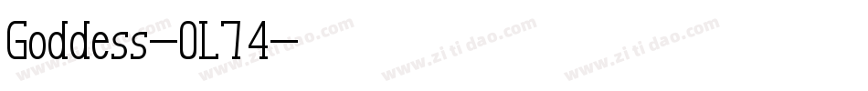 Goddess-OL74字体转换