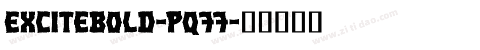 Excitebold-Pq77字体转换