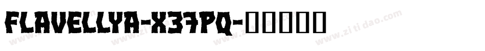 Flavellya-x37Pq字体转换