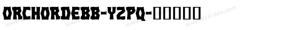 OrcHordeBb-y2Pq字体转换