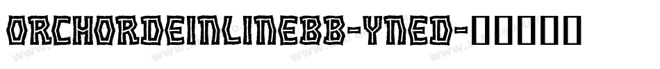 Orchordeinlinebb-yned字体转换