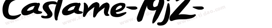 Caslame-19j2字体转换